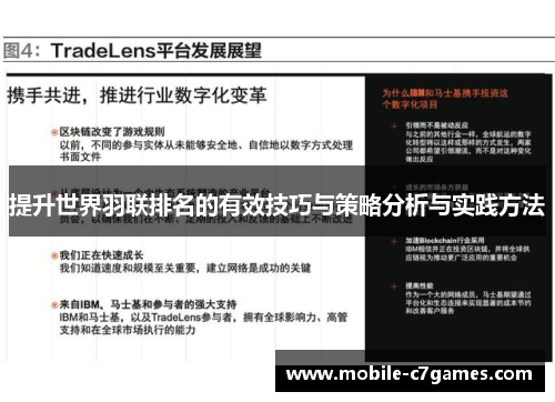 提升世界羽联排名的有效技巧与策略分析与实践方法